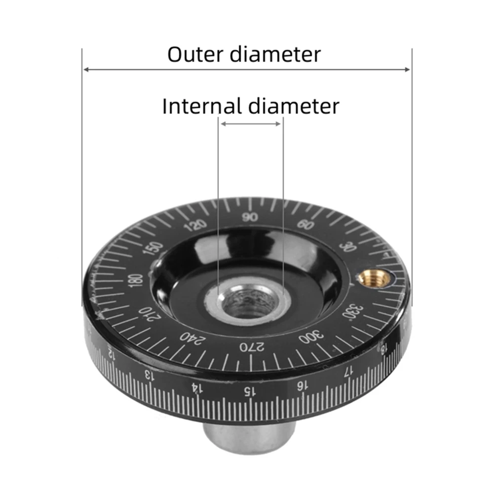 Graduated Handwheel With Angle Scale Bakelite Milling Handwheel 10 X 63mm/8 X 63mm/10 80mm Mechanical Parts cnc handwheel
