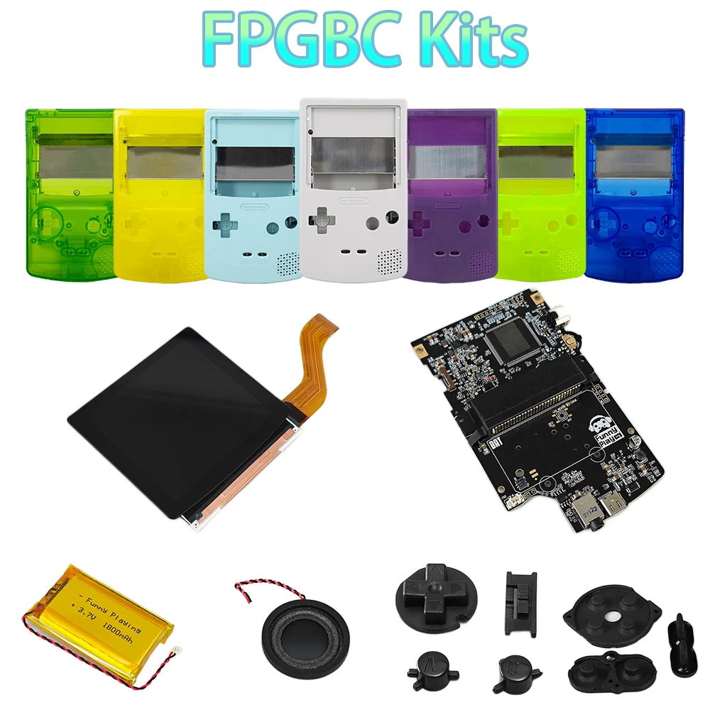 FunnyPlaying FPGBC Retro Pixel Game Console Kits GameBoy
