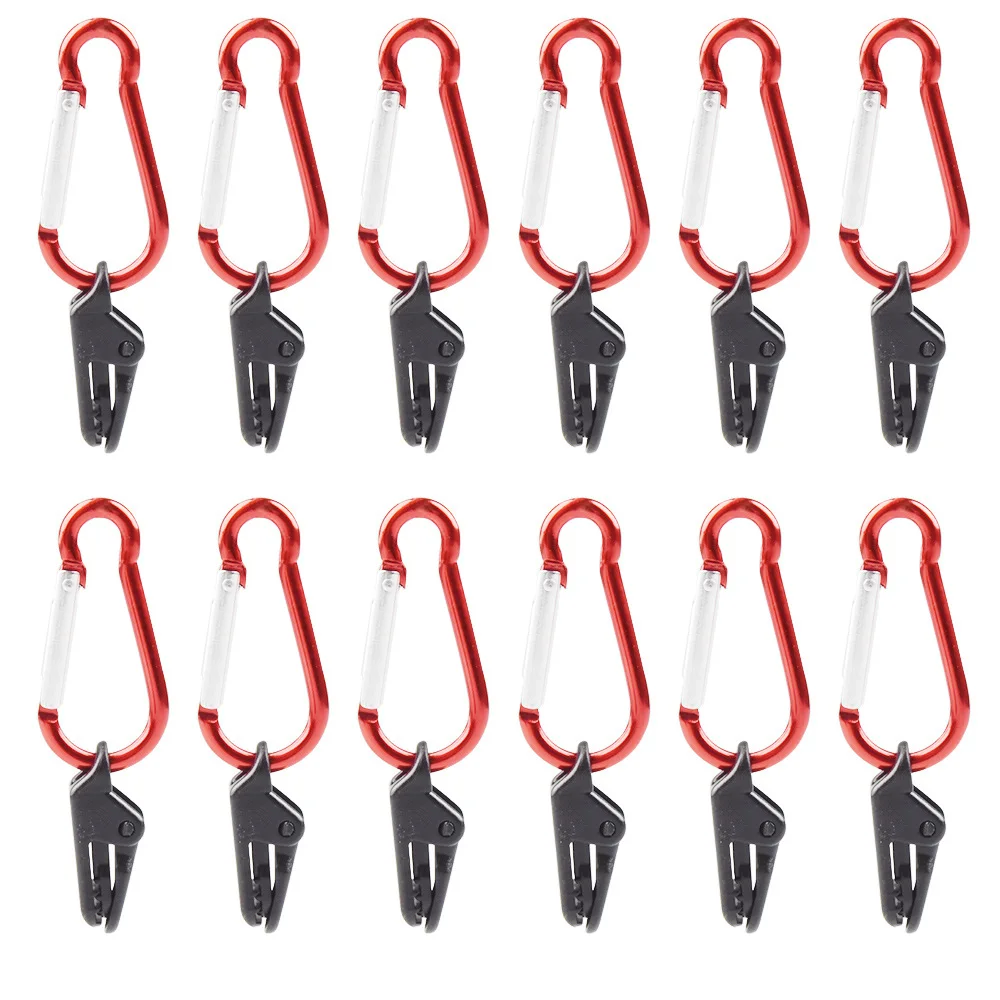 

10/20PC Tarpaulin Clip Tent Canopy Clip Buckle Outdoor Wind Rope Tarp Clamps Reusable Awning Mountaineering Camping Accessories