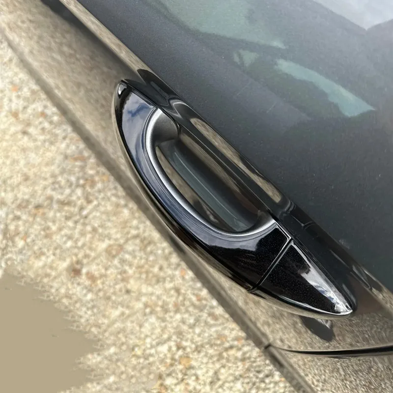 SEAT Leon Cupra 5F FR MK3 2014 2015 2016 2017 2019 액세서리 도어 핸들 커버 트림 플라스틱 글로스 블랙