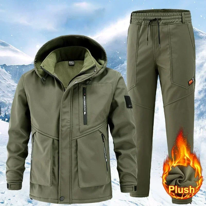 Motorcycle Jacket Motorcycle Set Men Jacket Windproof Waterproof Motorbike Riding Clothing Protective Gear Chaqueta Moto Male Motorcycle Clothing