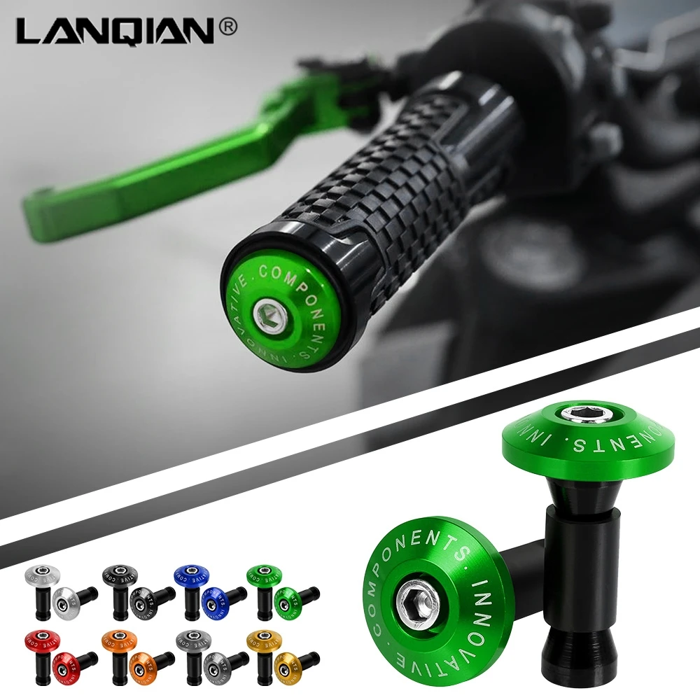 

Motorcycle Handle End Bar motocross Handlebar Grip Plug Cap For Kawasaki KX 65 80 85 100 125 250 450 500 KXF450R KX250F KX450F