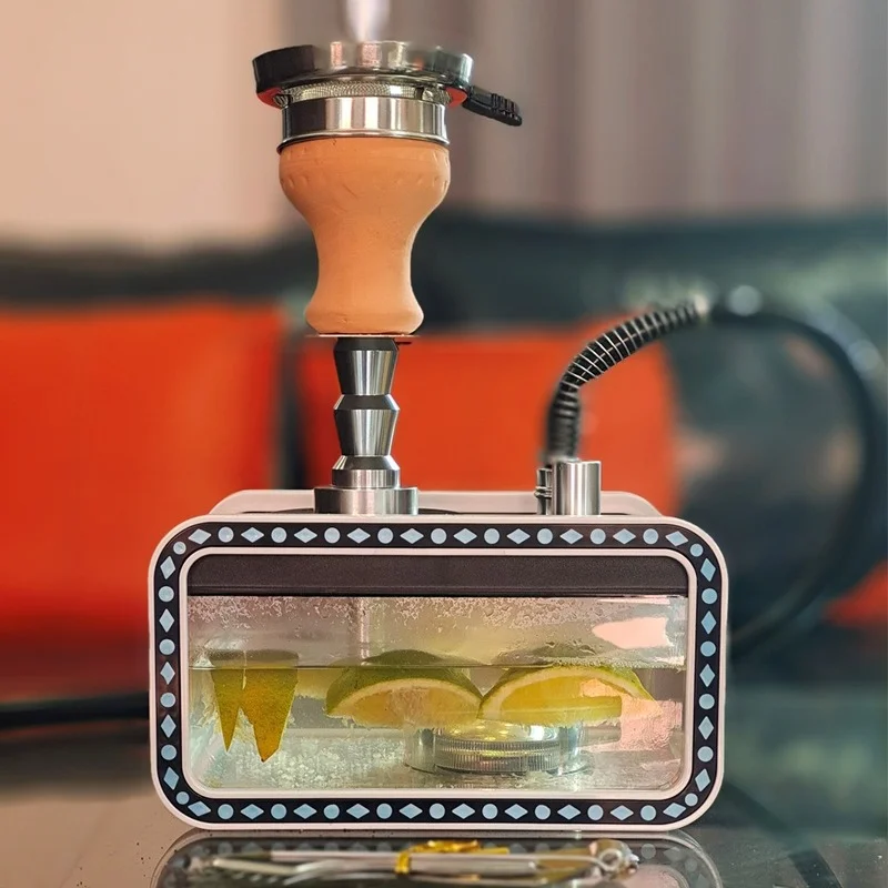 New cuboid Arabian hookah single pipe hookah smoking set high grade