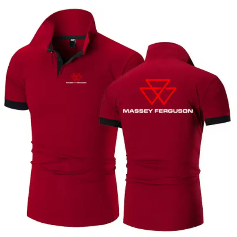 Polo stampata Marsefogerson 2026 - Stile casual comodo da uomo, vestibilità aderente - Nuova camicia estiva alla moda di marca - immagine 5