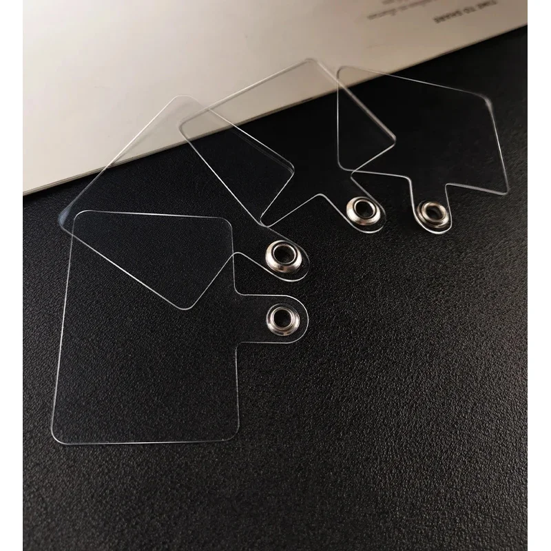 5/10/20/30pcs 투명한 Protable Anti-Fall Clear Phone Lanyard 카드 교체 가능 유연한 테더 폰 케이스 Pandent Gasket