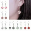 Stainless Steel Dangle Earrings 12MM Perfume Diffuser Locket Drop Earrings Aromatherapy Essential Oil Pendants Jewelry 1