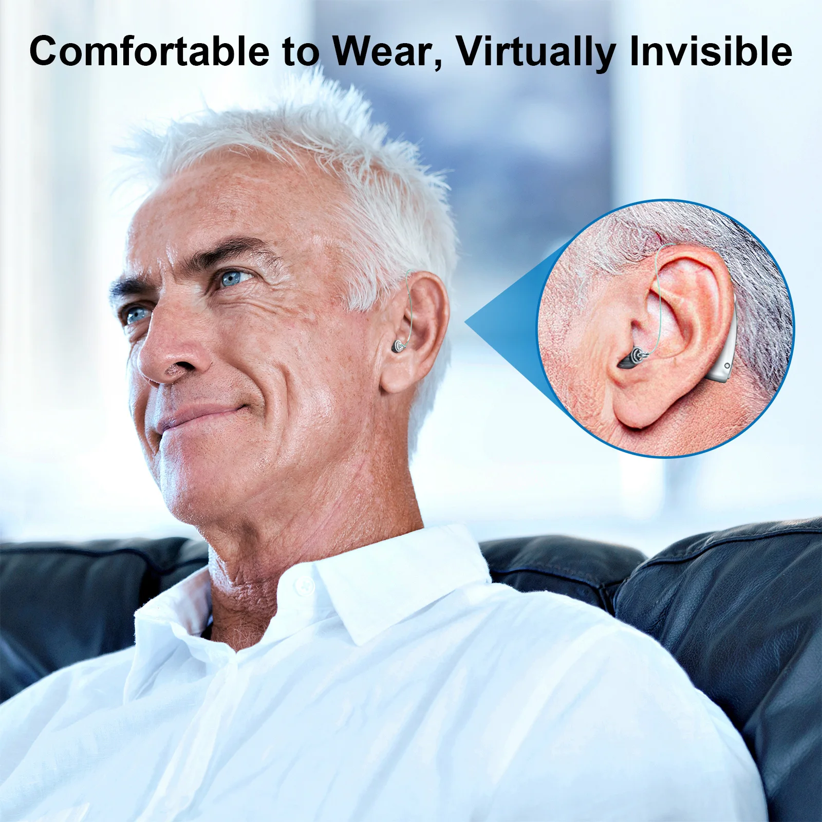 Behind-The- Ear Hearing Aids Hearing Amplifiers  Portable Elderly Hearing Aid Invisible Amplifiers 3