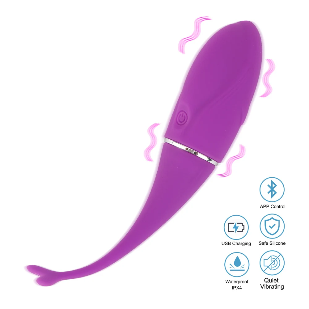 Dolphin Vibrator Mit Bluetooth App Steuerung Für Damen_voghion.com