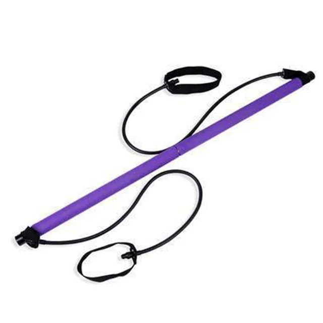 New Fitness Yoga Pilates Bar Stick Crossfit Resistance Bands Trainer Yoga Pull Rods Pull Rope Portable home Gym Body Workout 6