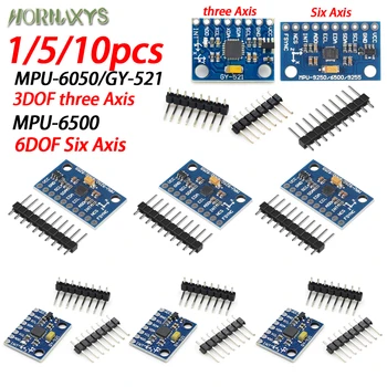 10/1pcs GY-521 MPU-6050 MPU6050 Module 3 Axis analog gyro sensors+ 3 Axis Accelerometer Module MPU6500 6Axis GY-6500 1