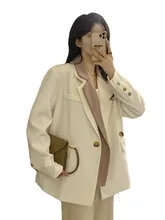 

Fake Two-piece Suit Jacket Women Spring 2022 New Fashion Design Suit Top INS Style Tide Outer Wear Jacket Female LR2341
