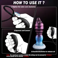 Monster aufblasbarer Dildo, Saugnapf, Fantasie-Fetisch-Dildos, Penispumpe, Penetration, Anal, Vaginal, aber Pluk, großer Schwanz, Sexspielzeug für Erwachsene 5