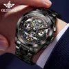OUPINKE Multi-level Design Automatic Watches Mens Swiss TOP Brand Sapphire Mirror Tungsten Calendar Waterproof Luminous Luxury 2