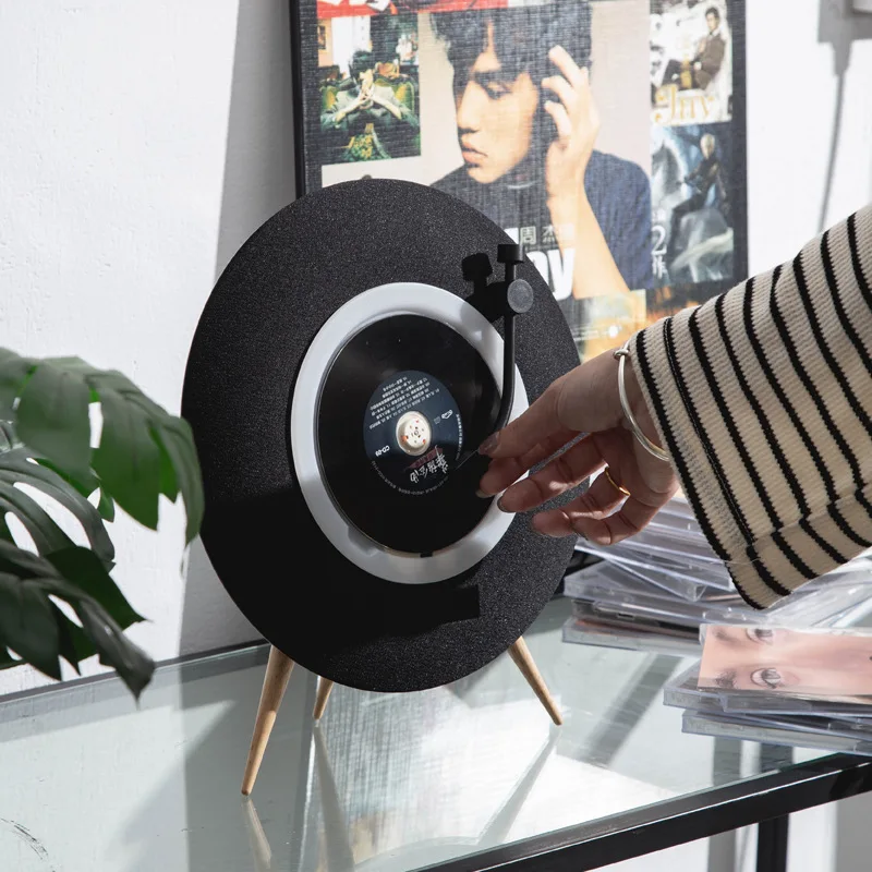 UFO style CD player, retro Bluetooth sound system, album CD player, all-in-one creative birthday gift