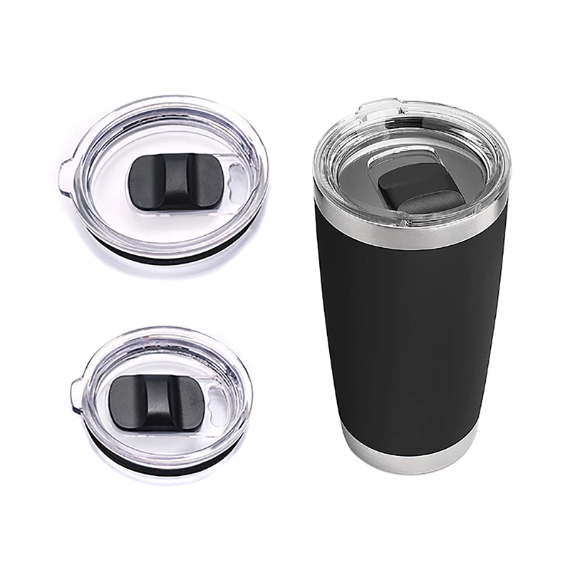 Coffee Mugs Lid Water Cup Lids For 20oz 30oz Thermos Tumbler Cover Thermo Bottle Round Plastic Lid