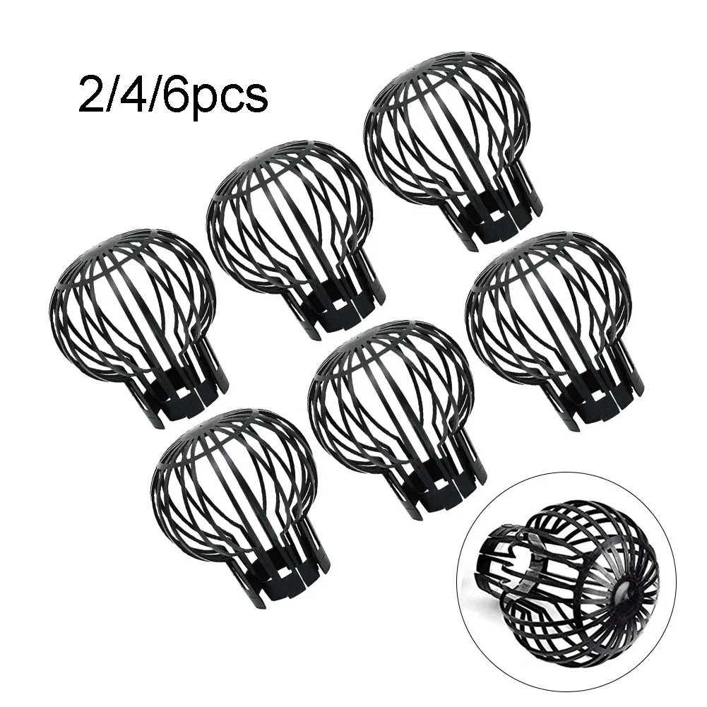 2/4/6 X Downspout Filter Debris Dirt Protect Outdoor Drain Cover Gutter Block For Stopping Blockage Leaves