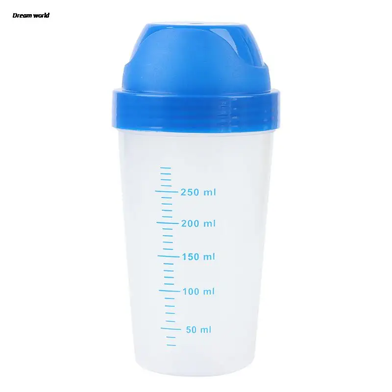 Transparent Shaker Bottle Creative Milkshake Protein Powder Mixing Bottle Shake Cup Practical