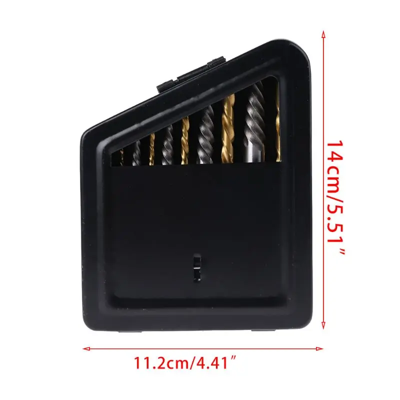 

Double Side Drill Out Damaged Screw Extractor Broken Removal Tool 10x