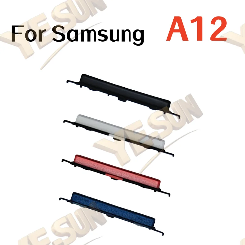 삼성 갤럭시 A12 SM-A125 A127용 10개 볼륨 버튼, 전원 켜기/끄기 측면 볼륨 버튼 플렉스 케이블 버튼