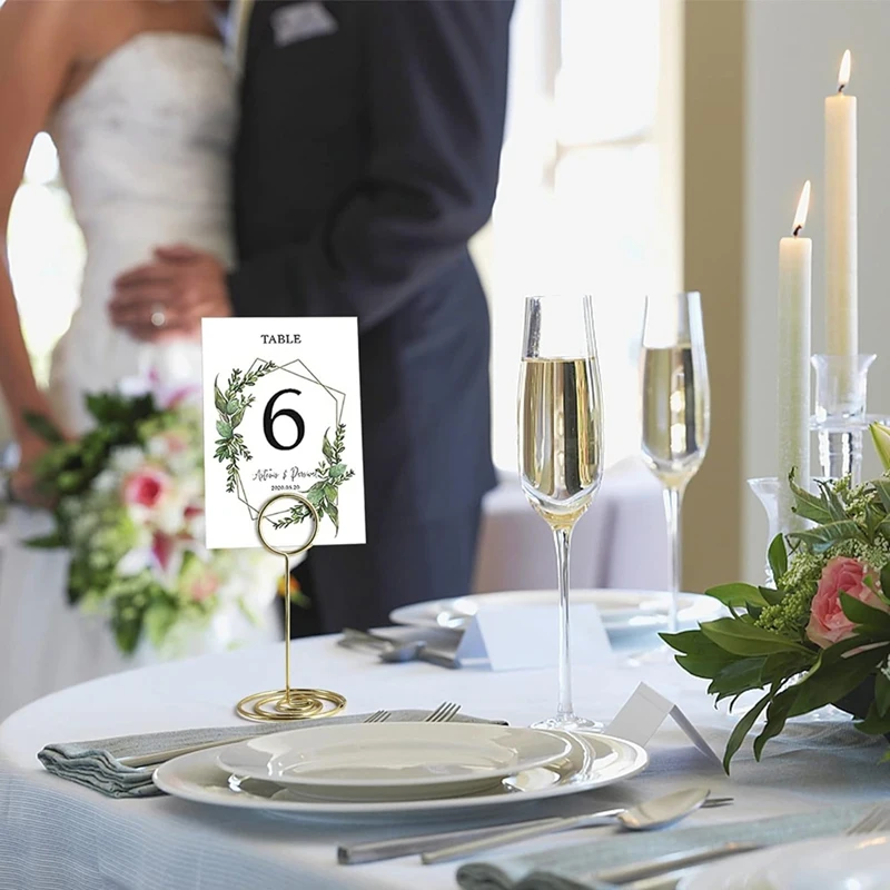Table Number Stand Restaurant Sign Stand, Family Photo Display Stand Suitable For Weddings, Graduation Ceremonies,