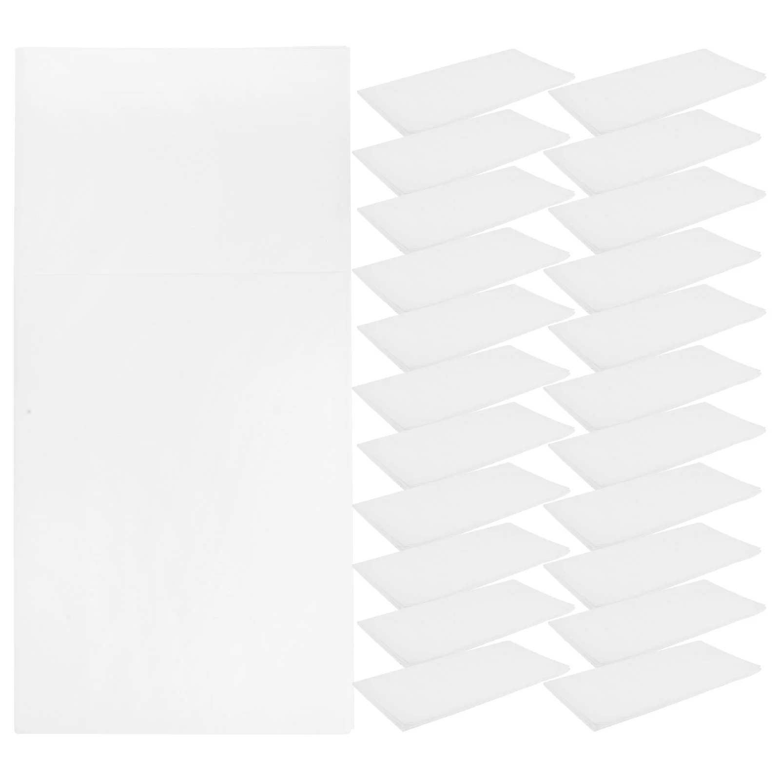 

50 Pcs Cutlery and Placemat Christmas Wrapping Paper Spoon Napkins Pocket Disposable Decorative Packaging Knife Fork Household