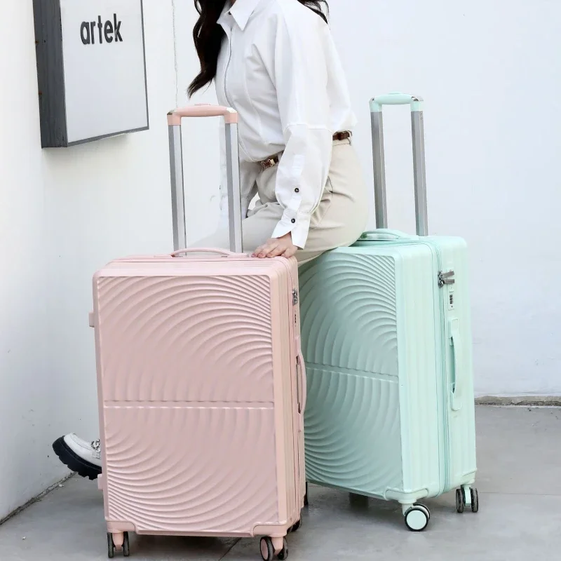 

20 Rolling Luggage Travel Suitcase Fashion Student Large Capacity Trolley Case High-quality Trunk TSA Password Universal Wheel