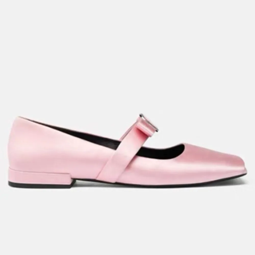 

Женские босоножки на плоской подошве, балетные сандалии Мэри Джейн с открытыми зубцами и бантом на одной пуговице, большие туфли для весны и лета, 2024