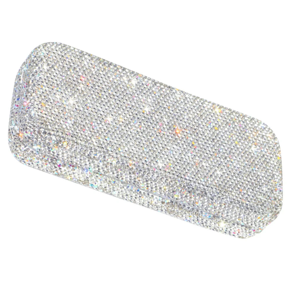 

Car Sunglasses Case Travel Glasses Case Rhinestone Eyeglasses Case Sunglasses Holder