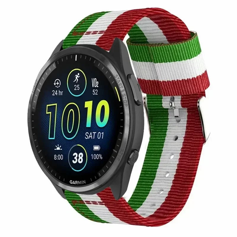 Versatile Canvas Nylon Watch Band - 22mm/20mm Adjustable Strap