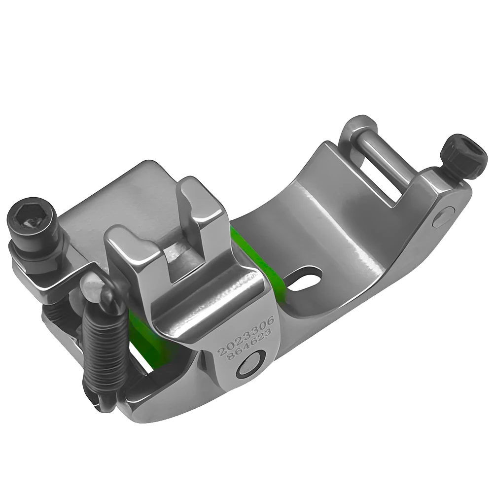 Q5 Anti Wrinkle Knob Hemming Foot Adjustable Edge Guide Roller Presser Foot For Industrial Lockstitch Sewing Machine Accessories