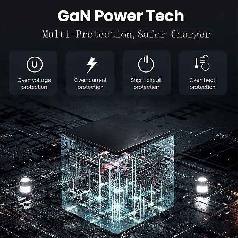 5V 3.1A Phone Charger, 4 USB Ports, Travel Smartphone Battery Charger, QC3.0 Fast Charging For iPhone Xiaomi Huawei