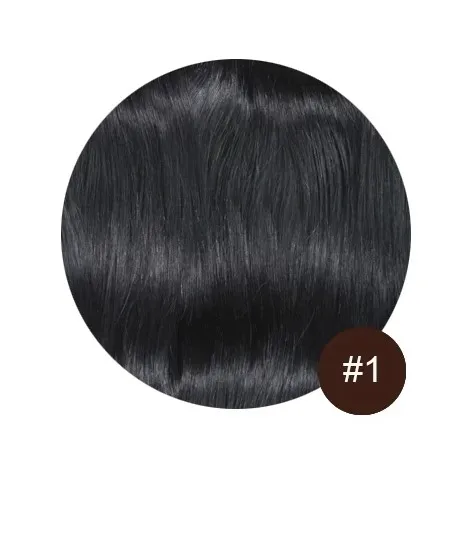 12-20 인치 플랫 팁 헤어 익스텐션 인간 헤어 퓨전 헤어 익스텐션 플랫 팁 내추럴 블랙 플랫 팁 레미 인간 헤어