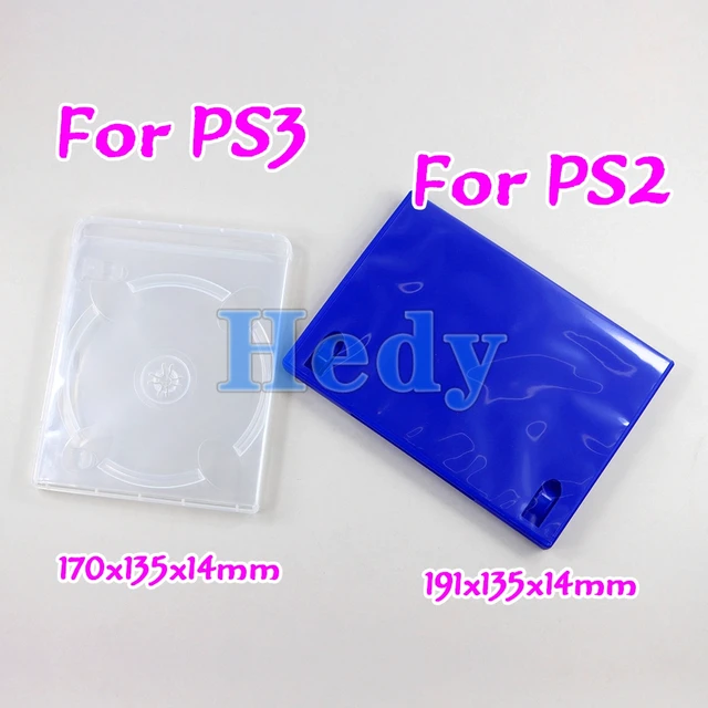 10PCS Replacement CD Box For Sony PS3 PS2 DVD Case For Playstation 