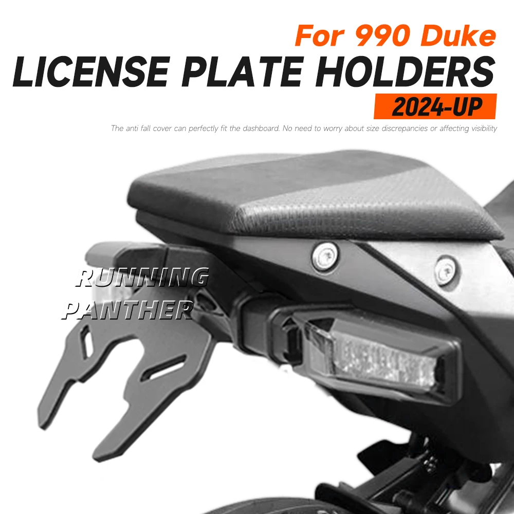 990 DUKE R 2024-UP 오토바이 후면 짧은 테일 스톡 라이센스 플레이트 홀더 Tailstock 프레임 브래킷 키트