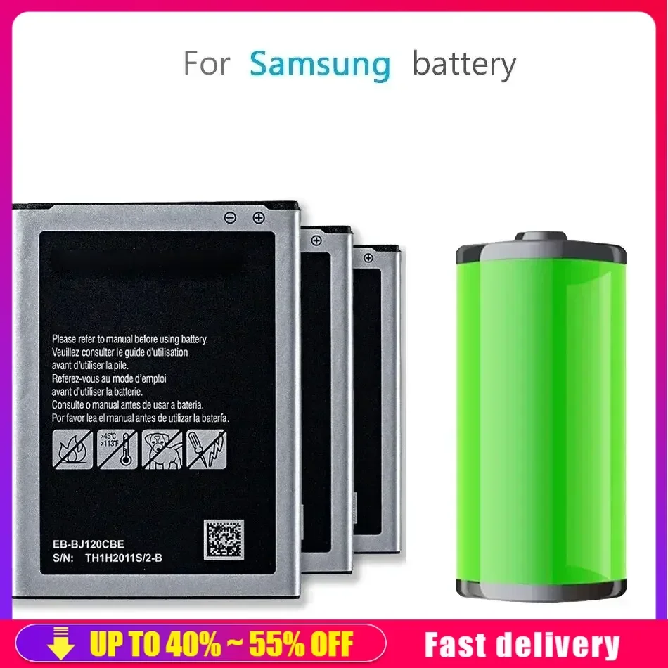 Battery For Samsung Galaxy J1 2016 J120 SM-J120F J120F J120A Battery For Galaxy Express 3 EB-BJ120CBU EB-BJ120CBE 2050mAh