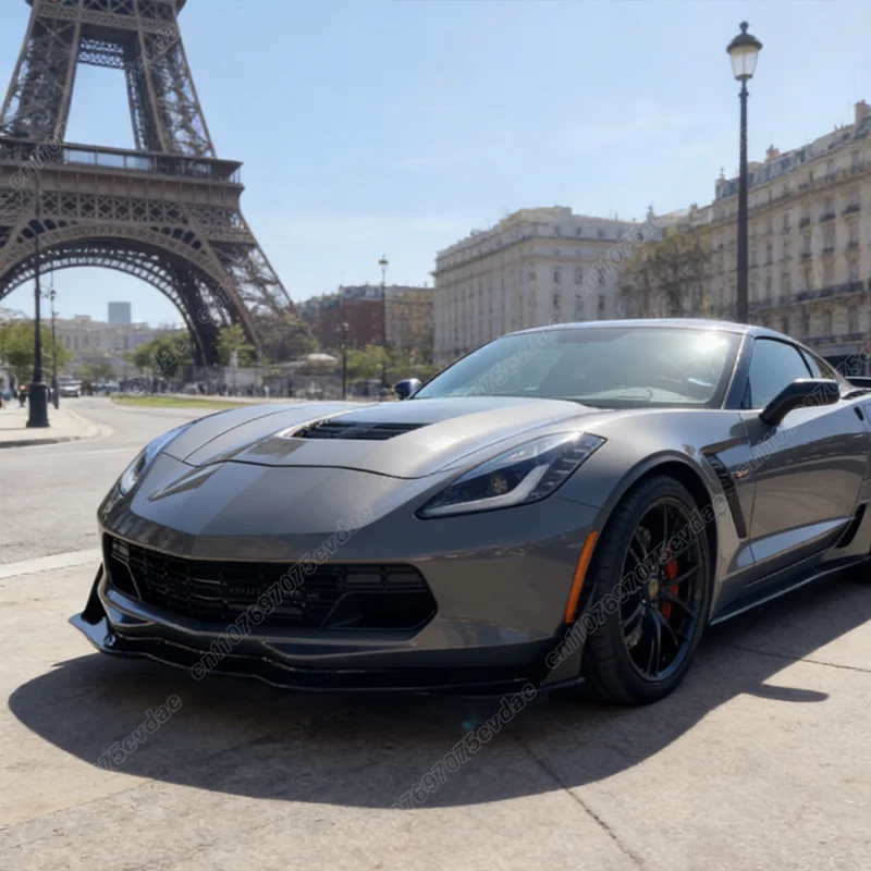 쉐보레 콜벳 C7 ZR1 2014 2015 2016 2017 2018 2019 프론트 범퍼 립 턱 스포일러 스포츠 스플리터 트림 자동차 액세서리