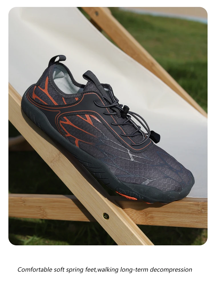 Aqua Shoes For Men Women Barefoot Water Shoes Anti-Slip Quick-Drying Outdoor Beach Upstream Wading Swimming Shoe Sneakers Unisex