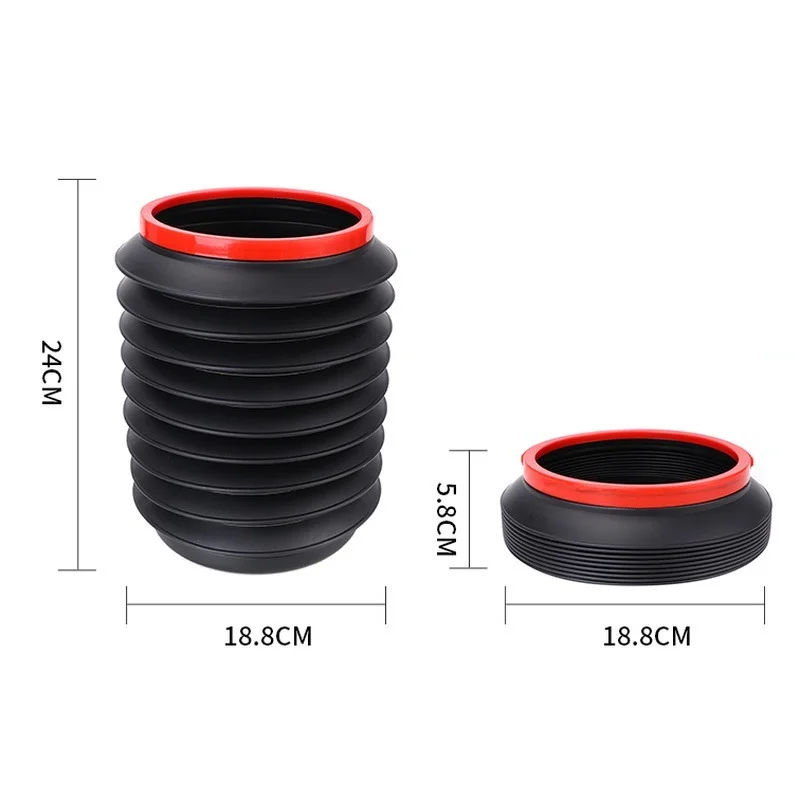 Folding Telescopic Trash Bin Car Interior Organizer Rubbish Container Umbrella Storage Multifunctional Waterproof Garbage Can car trash can car trash bag