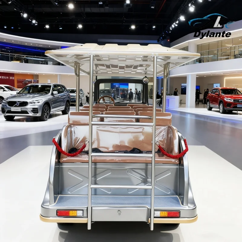 2025 New Model 5 8 11 14 Seater 5000W Electric Multi-Purpose Vehicle Car Club Golf Cart Electric Sightseeing Vintage Classic Car - Image 2