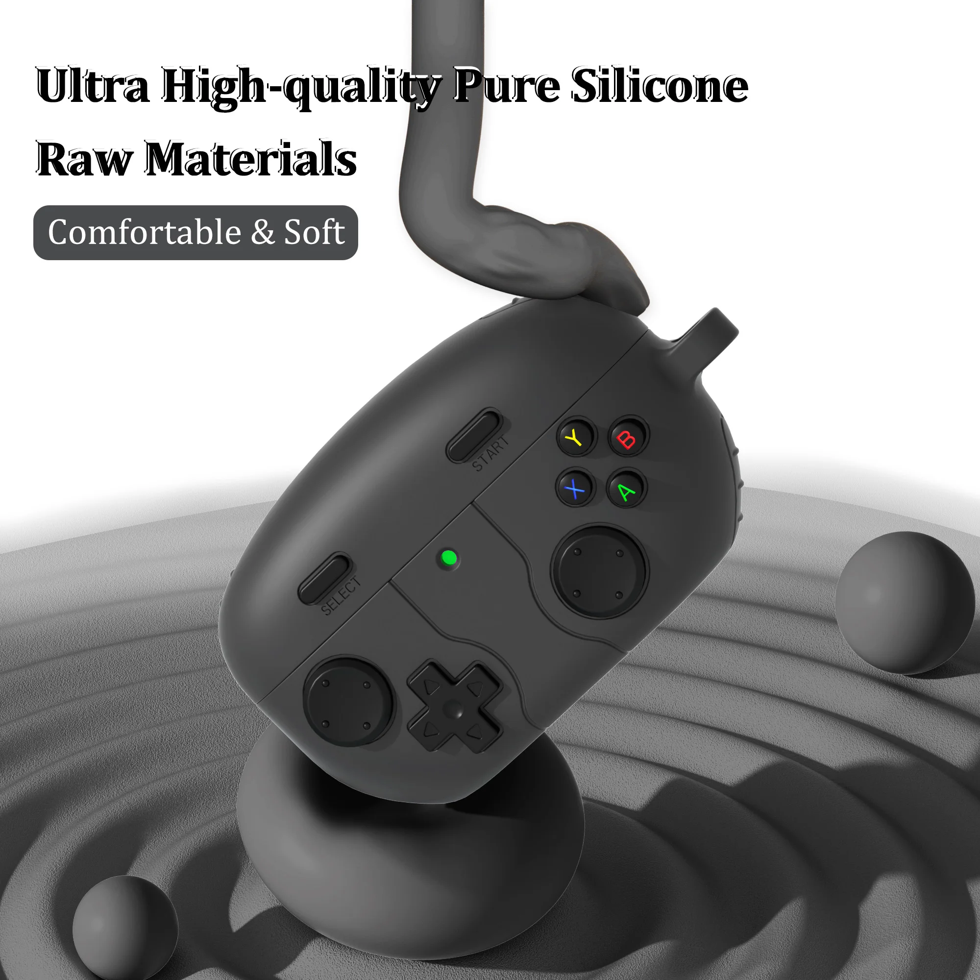 Protective Soft Silicone 3D Creative Case Cover, Earbuds Carrying Pouch