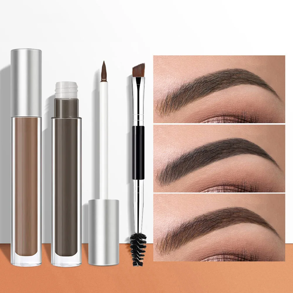 

Натуральный гель для макияжа бровей водостойкий полуперманентный гель для бровей Стойкий черный коричневый 1