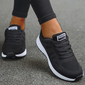 Sneaker da donna Scarpe sportive classiche da donna Sneakers da palestra Scarpe bianche Zapatillas Mujer Scarpe vulcanizzate Sneaker casual da donna 1