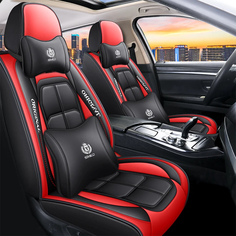 

Universal Pu Leather Car Seat Cover for Toyota Rav4 Subaru XV Outback Geely Tugella MG Lexus Auto Accessories Interior Details