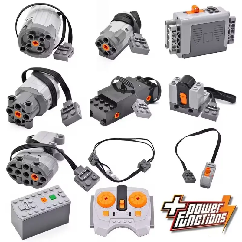 Enhanced Power Group Motor Building Block with Remote Control Feature