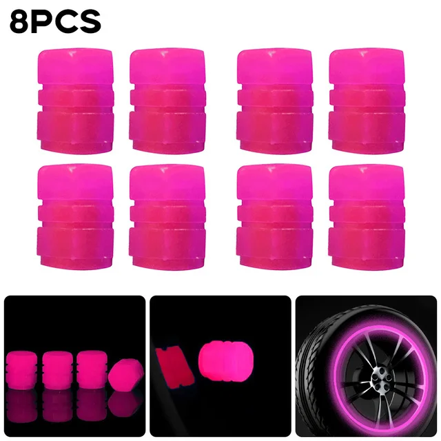 Bouchons De Valve De Pneu Universels Lumineux, Protecteur De Tige De Pneu  Décoratif Brillant Anti-poussière Pour Moto Automobile Et Vélo - Lueur  Partie Fournitures - AliExpress