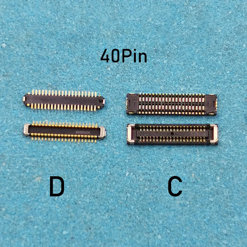 2pcs 40pin LCD Display FPC Connector On Motherboard for Xiaomi