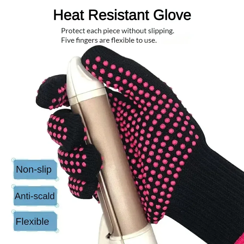 1pcProfessionalHeatResistantGloveHairStylingToolforCurlingStraightFlatIronHeat
