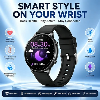 Nuovo Smartwatch 2026 per Uomo e Donna, 1.38" con Oltre 100 Modalità Sportive, Impermeabile IP68, Pedometro, Cardiofrequenzimetro per Android iOS ﻿