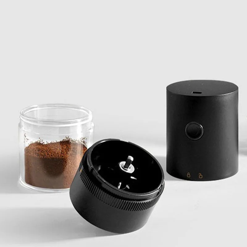 USB-Rechargeable Burr Coffee Grinder - Perfect Portability with Adjustable Settings & Easy Maintenance for Coffee Lovers 4