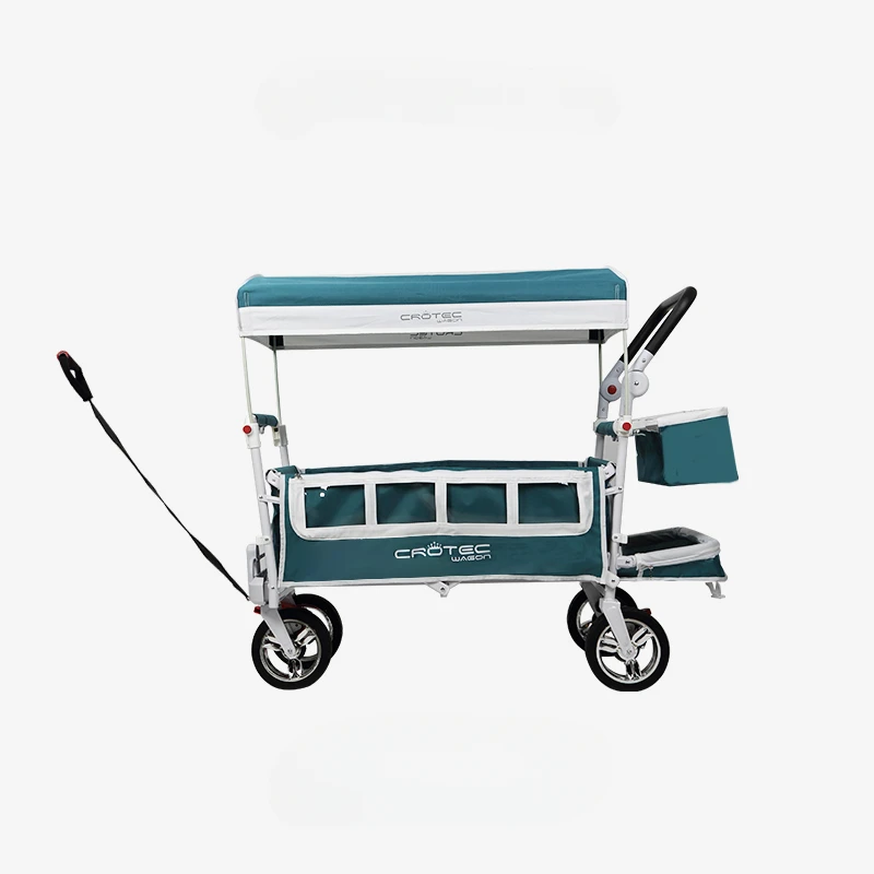 New Camping Car Baby Stroller Twin Sit-and-recline Outdoor Camping Dining Truck Foldable High-rise Landscape Twin Car